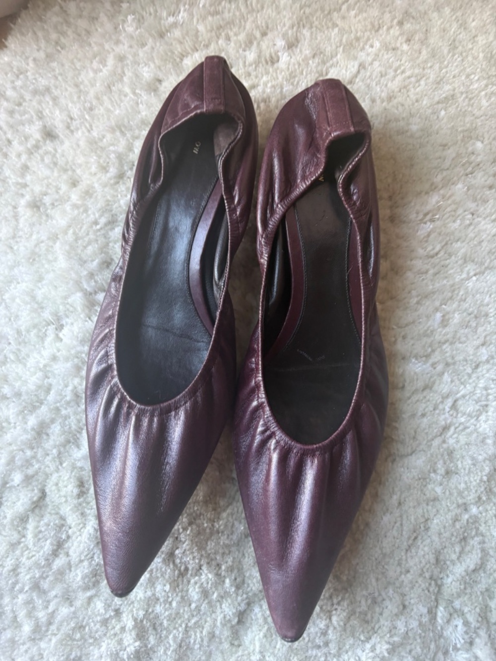The row Liisa Kitten Heel size 39 burgundy - Picture 8 of 10